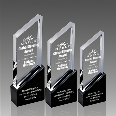 Uus disain graveeritud kristallpokaal